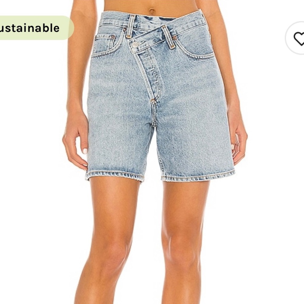 AGOLDE Criss Cross Short